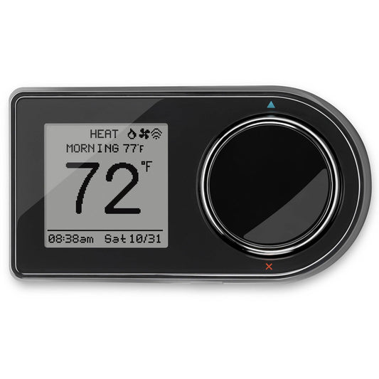 (Black) - Lux Geo Wi-Fi Thermostat